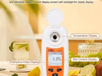 Refractometru Digital Brix - Precizie și Portabilitate pentru Măsurători Zaharoase! — Foto 4