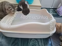 Şəkildəki məhsul: pişik tualeti (qum qabı) Xüsusiyyətlər: - Ölçülər — foto 2